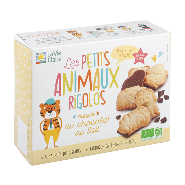 Biscuits Animaux Au Choc Au Lait